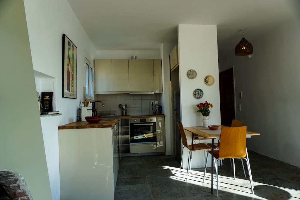 Kitchen and dining area