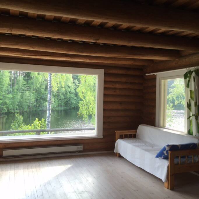 Fabulous view to the lake from a historical hunting lodge