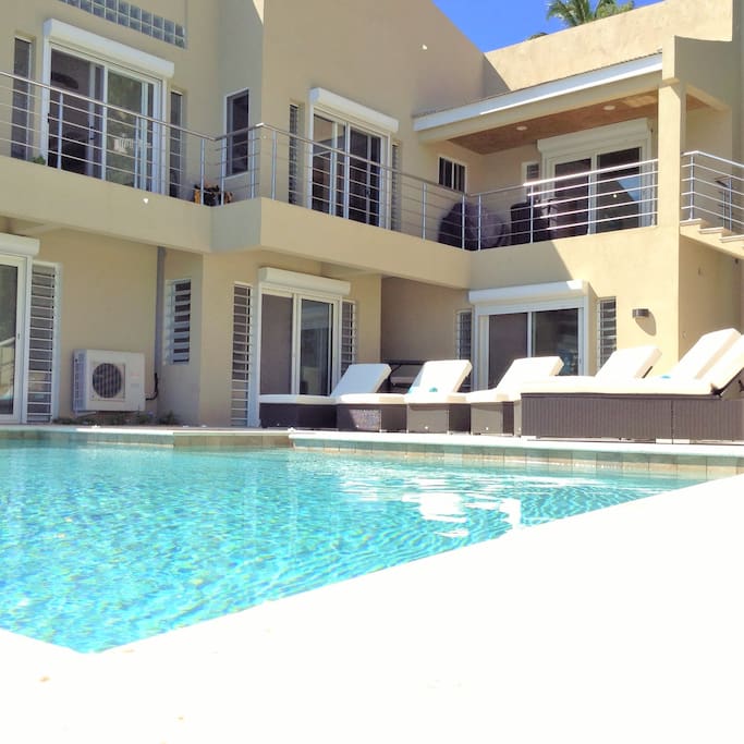 Relax beside the infinity pool