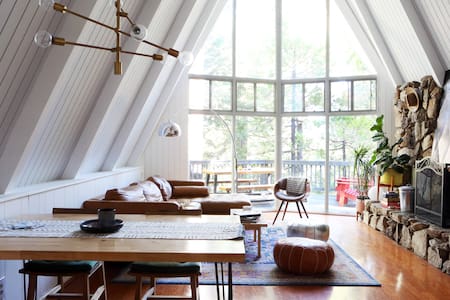 Modern A-Frame With Lake Rights.