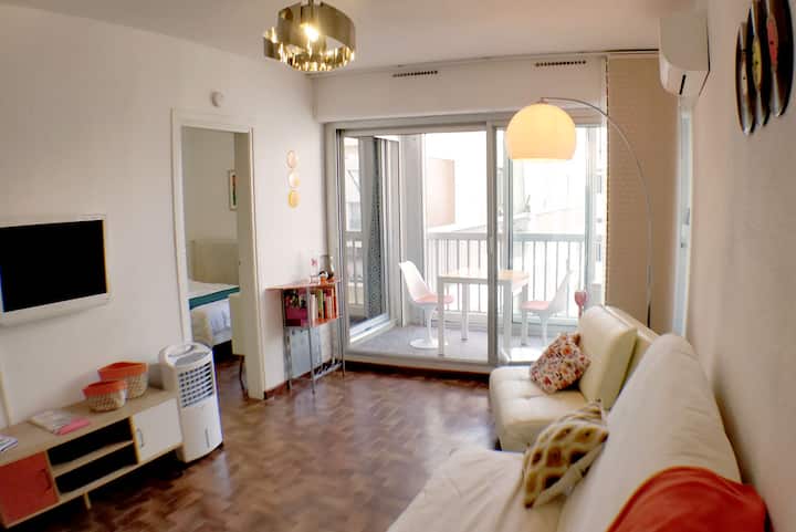 Le 70's - 41 M², Plage à Pied, Clim, Centre, Calme - La Grande-Motte
