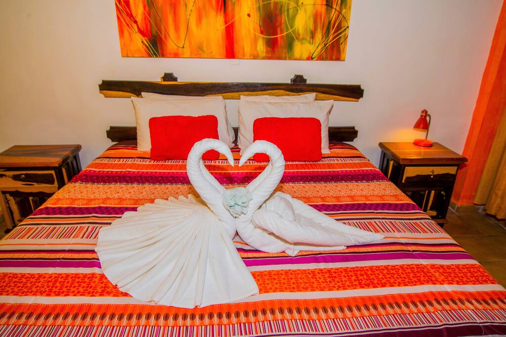 nicely decorated double room