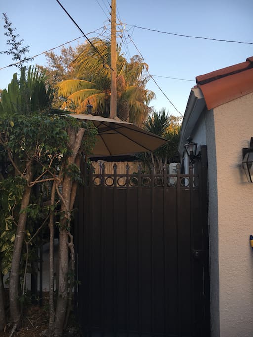 Private Gated Entrance