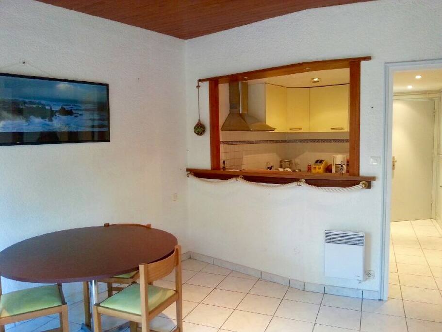 salle a manger/salon + terrasse