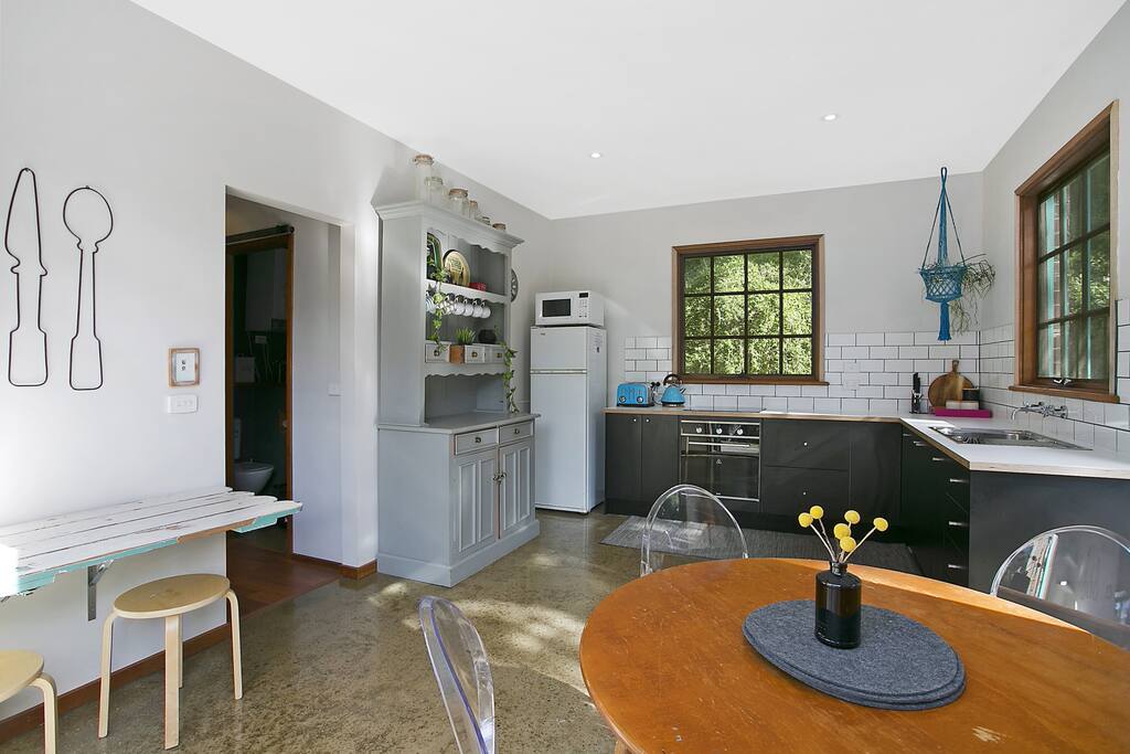 Kitchen and dining area