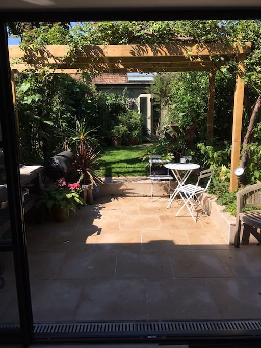 Relax in the garden.