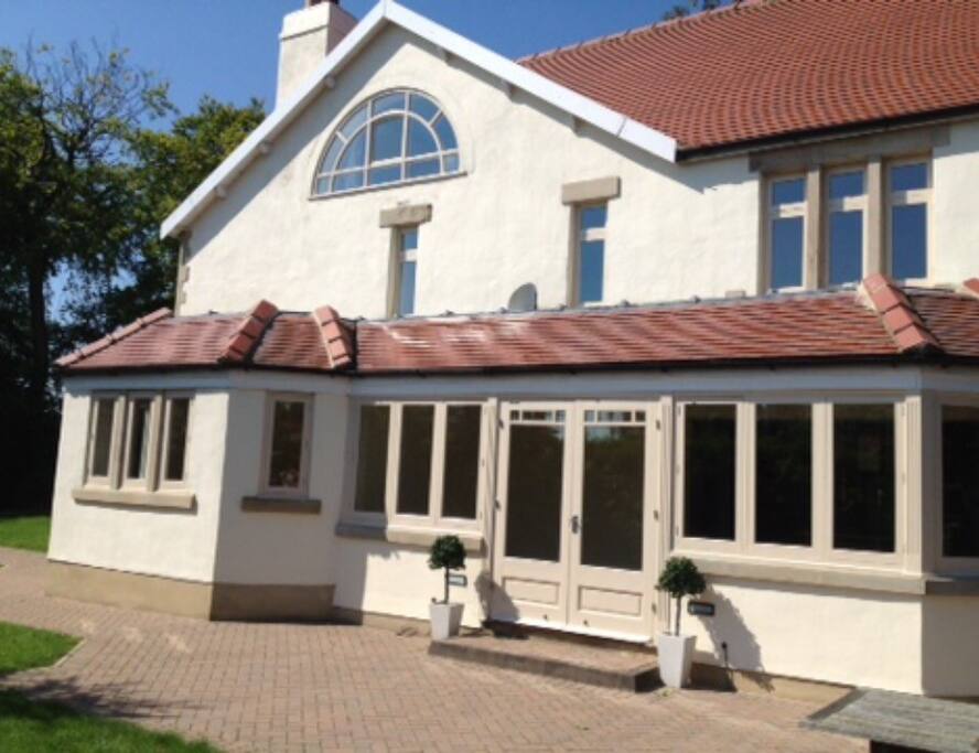 Rear of house