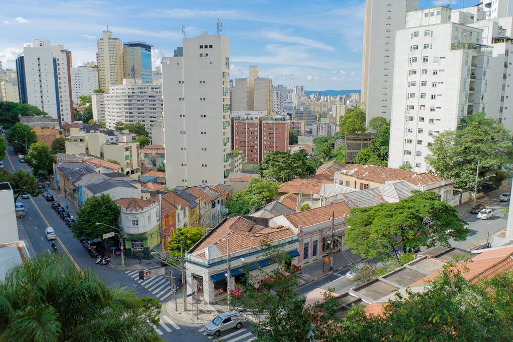 Vista da janela.
Window view.