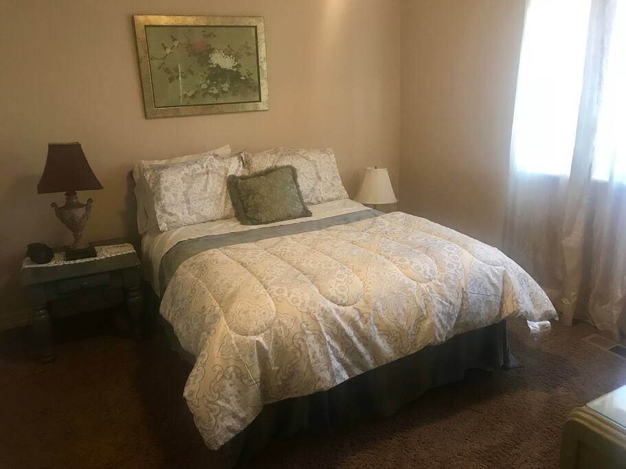 The available bedroom