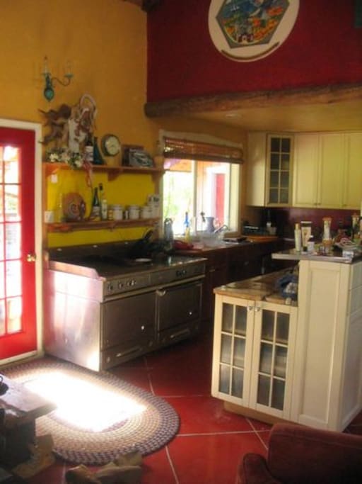 large grill on stove
