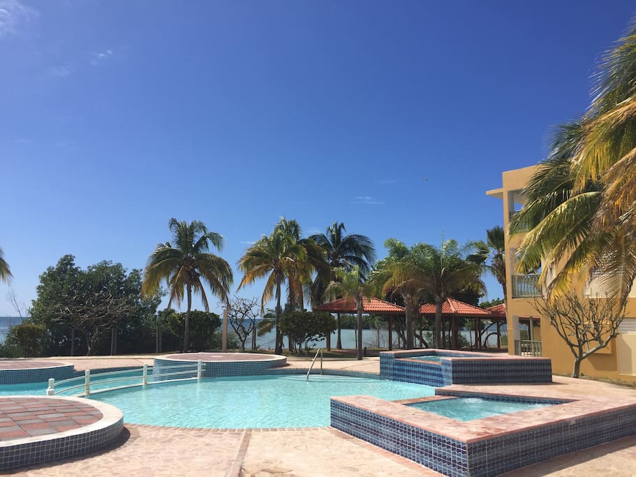 Enjoy the pools and 2 jacuzzis