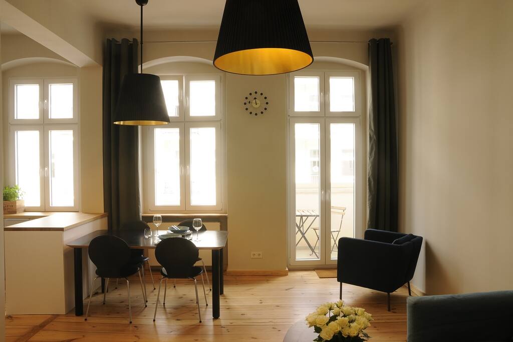 Open Dining & Juliette Balcony