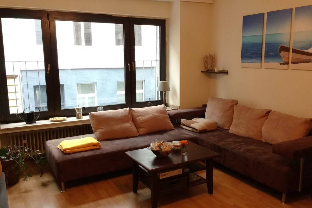 Couch eingeklappt