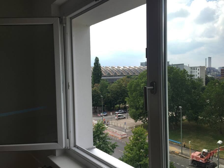 View of Ostbanhof from room