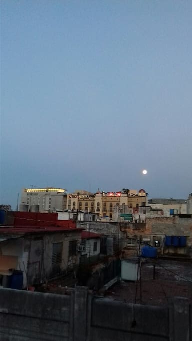 From the balcony