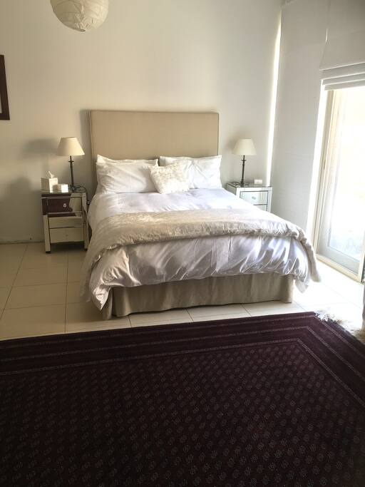 Super-comfy queensize bed