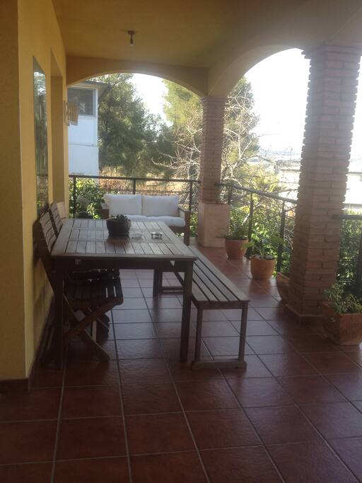 Amplia terraza