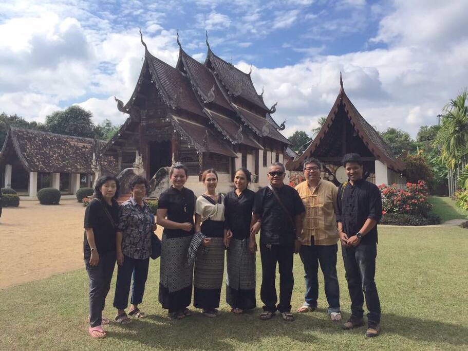 Temple&museum trip with Lanna style costume.