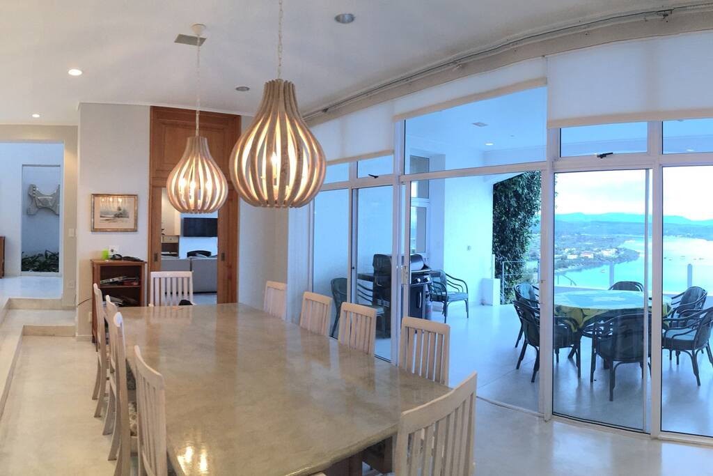 The Dining room seats 10