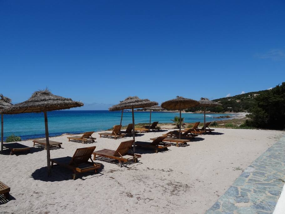 La plage à 10 mètres