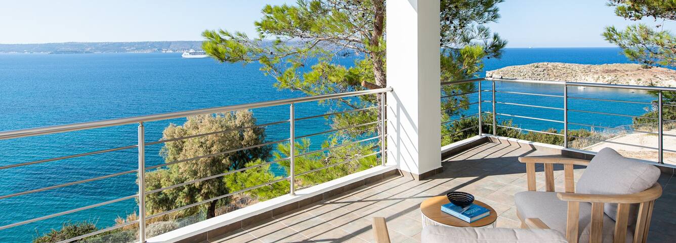 KEA, above the sea, superb views, near beach. gallery image 4