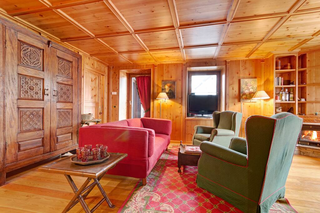 The Living room - The relax area with sofa & armchairs