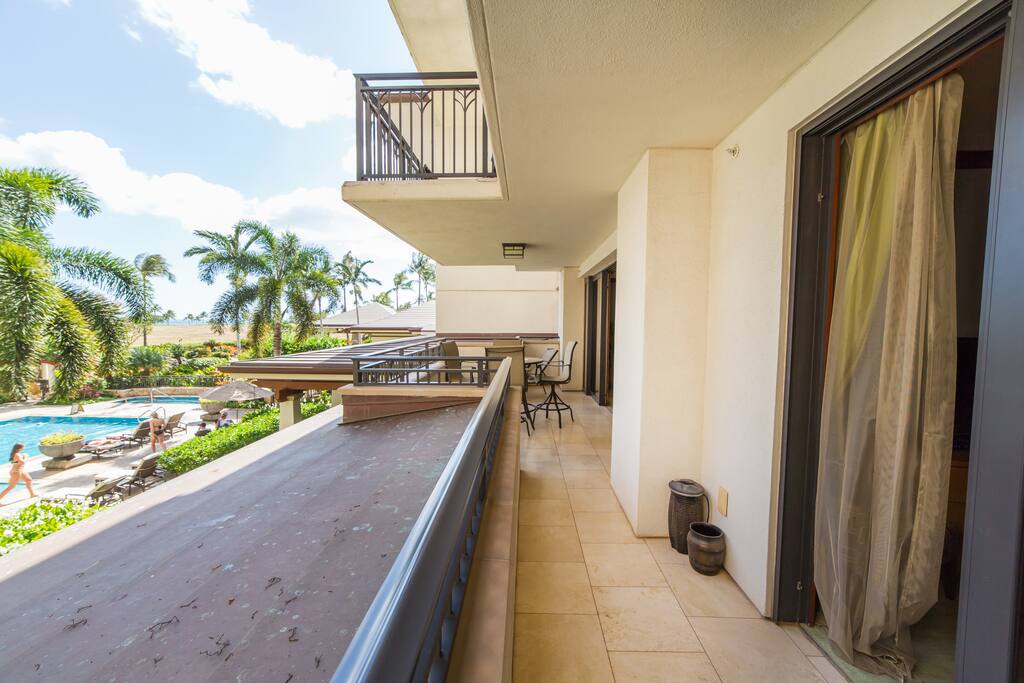 Lanai View from Master Bedroom