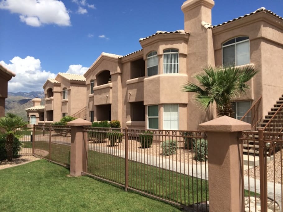 OUTSIDE VIEW OF THE CONDOS
