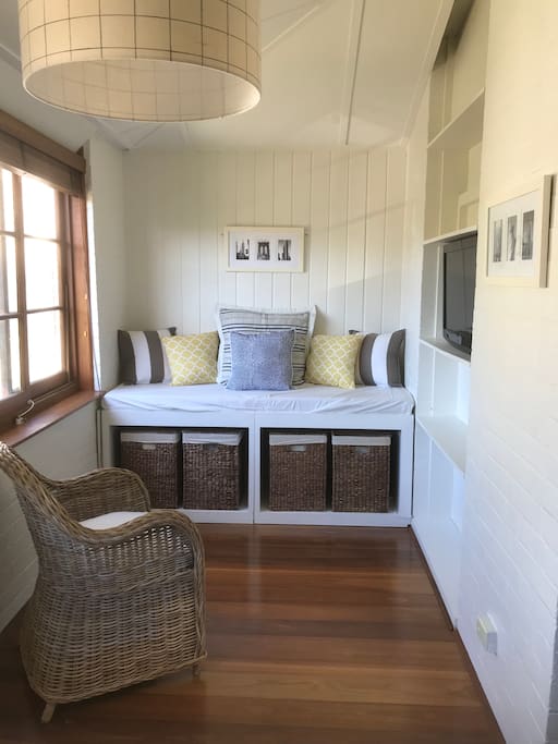Sunroom with sunbed