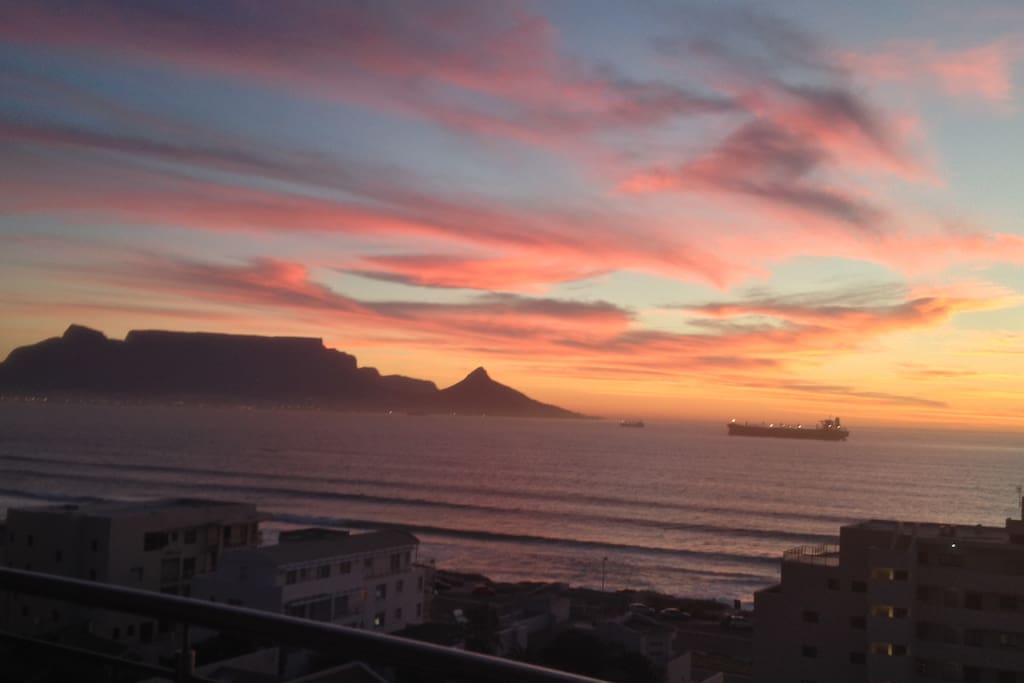 Watch amazing sunsets from the terrace.