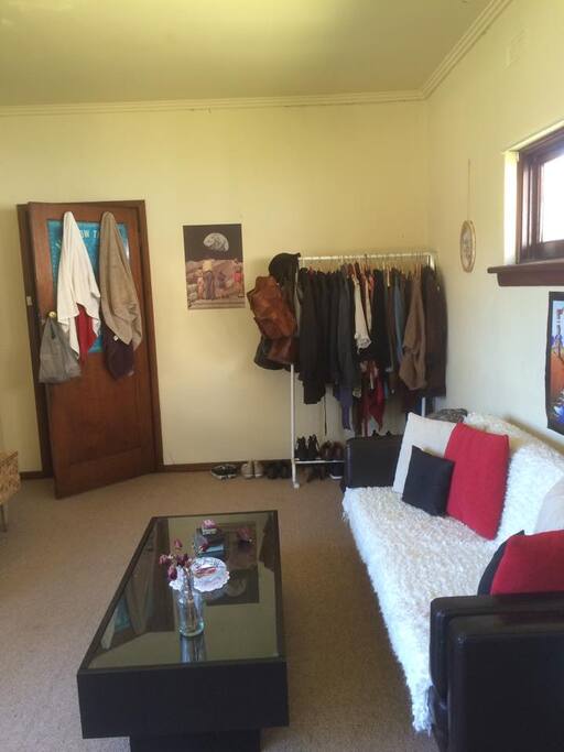 Room also comes with a bran new fan to cool you down at night and also comes with blinds