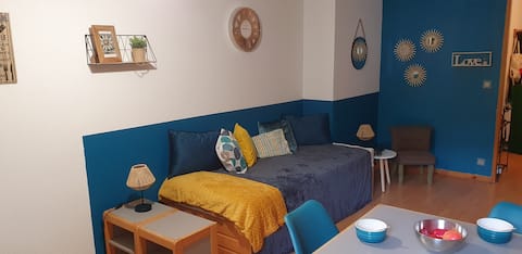 Top Airbnb: Studio La Fleur des Neiges, beautiful mountain view à Brides Les Bains