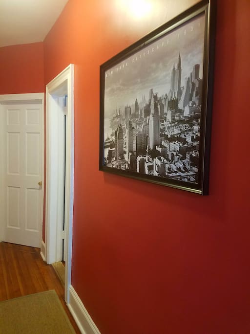 hallway to Bedroom #1, #2 & Bathroom