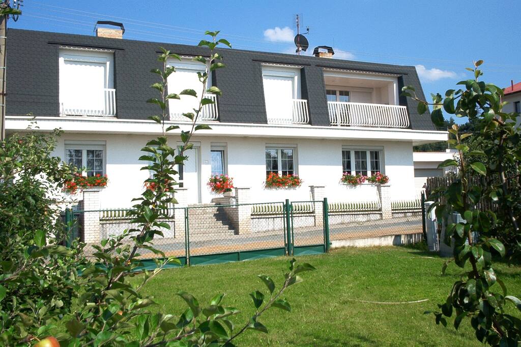 Front view of the house