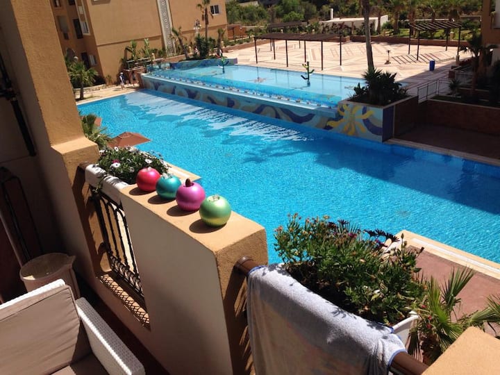 Studio with private beach Folla Apartments for Rent in Hammam Sousse