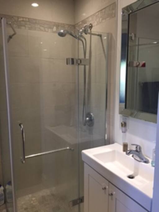 New shower