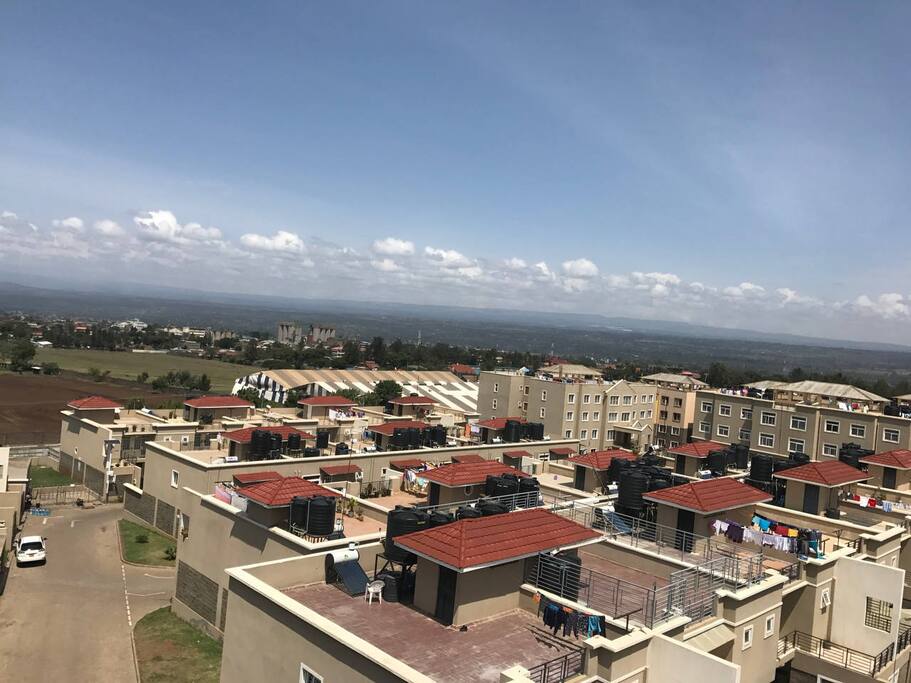 Aerial view of the estate