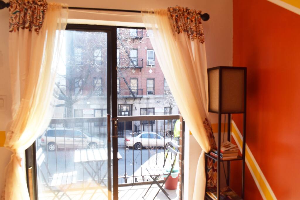 Living room balcony