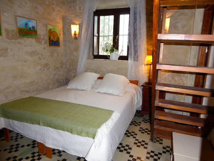 Habitación 1, con altillo; para 4 personas