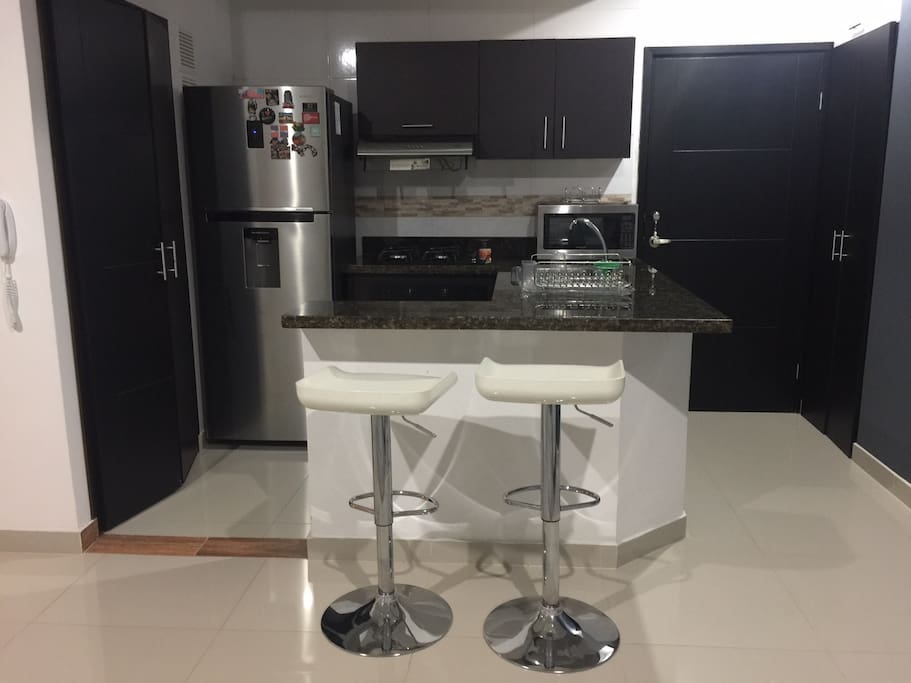 Cocina y área de labores