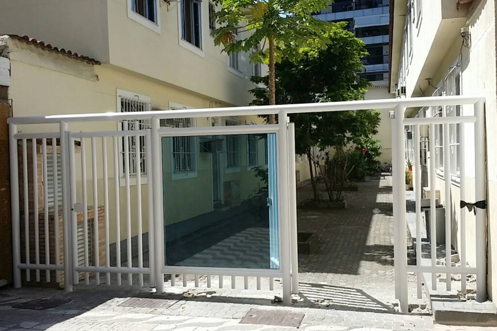 The "Vila" is a traditional Portuguese "community focused" architectural arrangement. There are only 24 families in the Vila and often you'll see children at play on the common grounds.