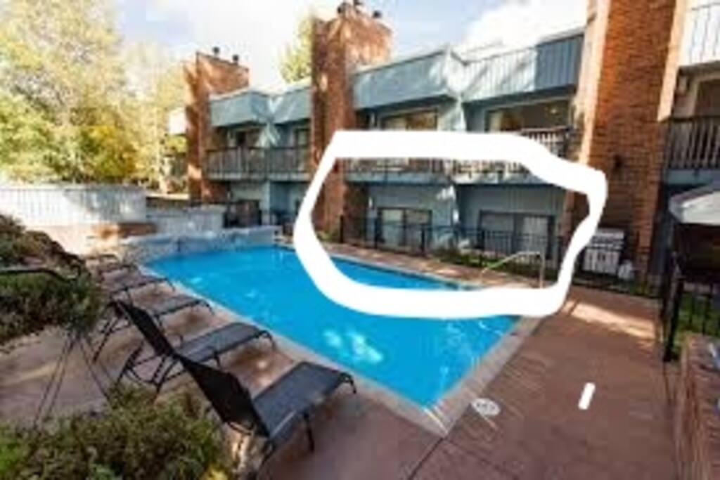 Unit 4...2 poolside sliding doors