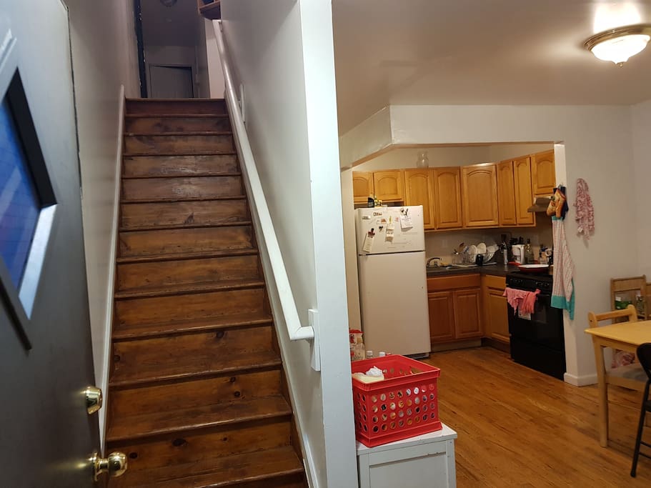 1. Entrance of the apartment: 2 floors --my room is the first floor.