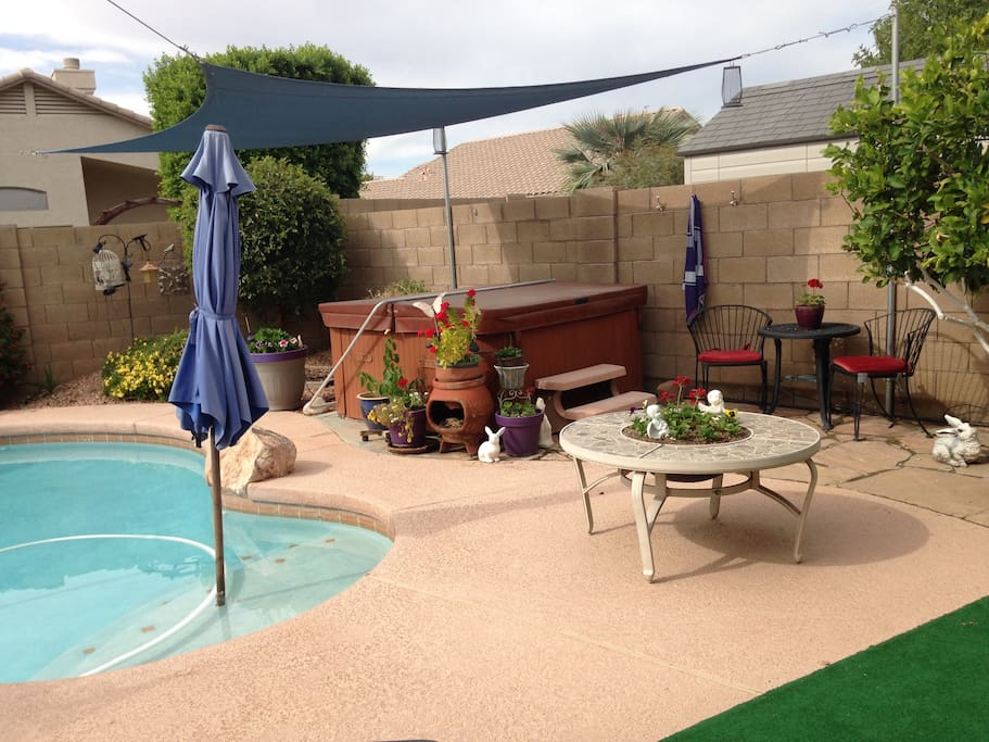 Backyard Hot Tub