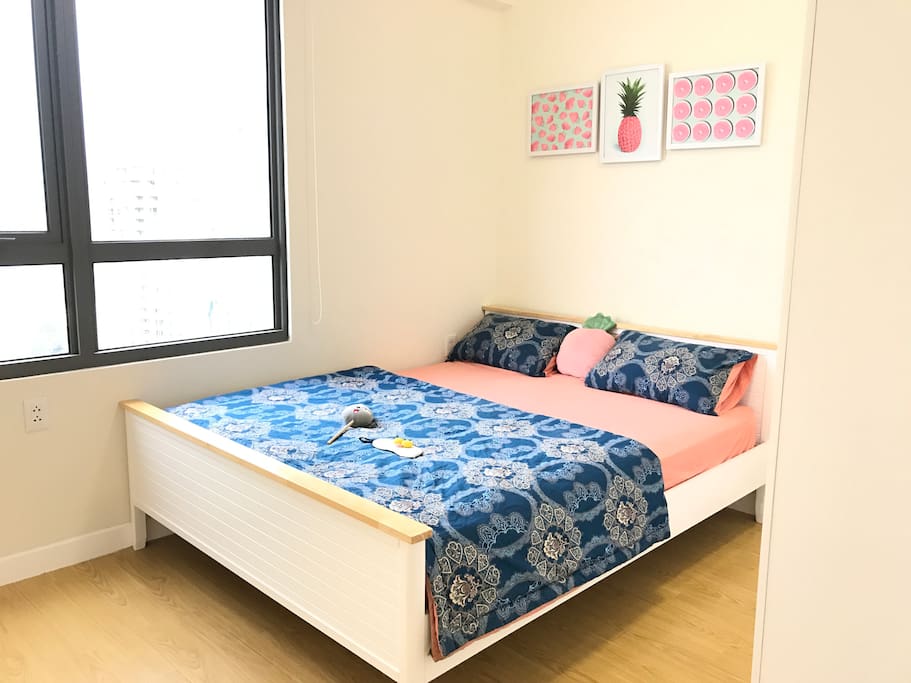 Master Bedroom with City and River View