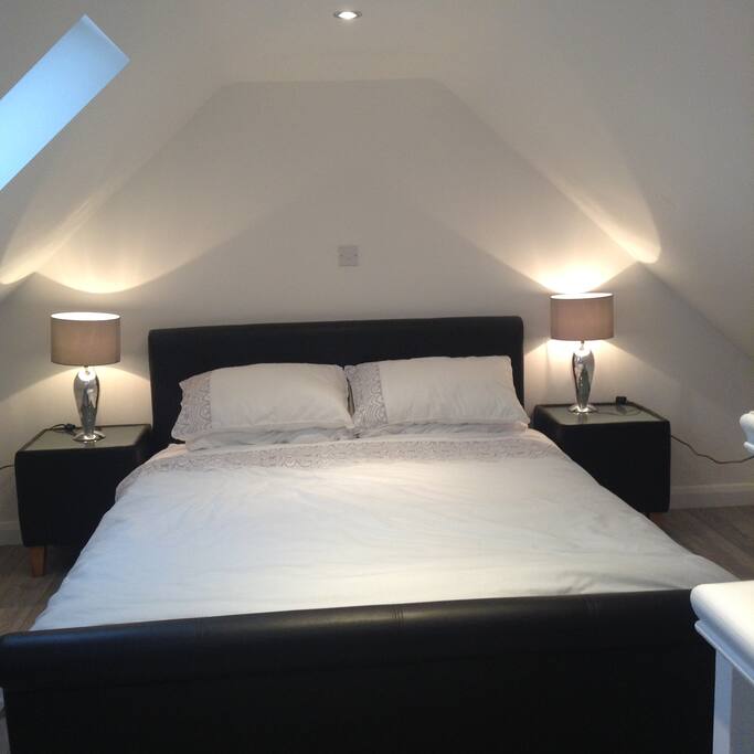 King size bed mezzanine floor.