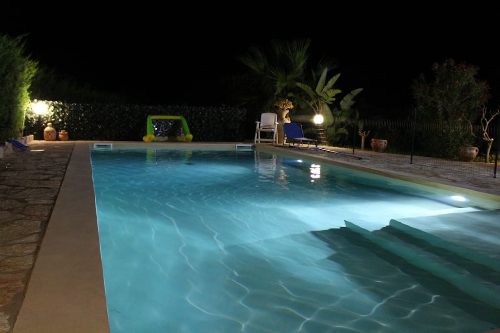 pool by night