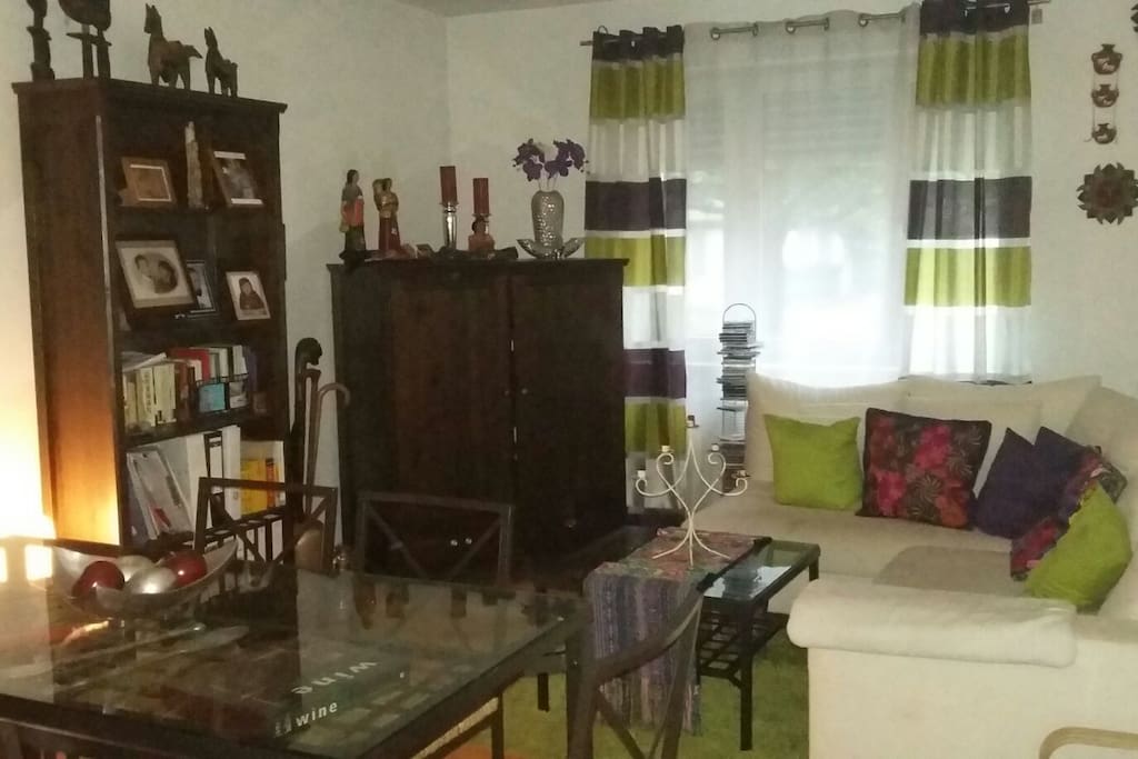Dinning/living room with TV.