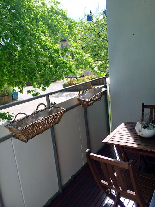 Balcony with morning sun