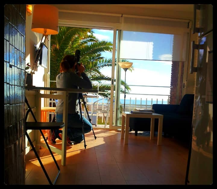 Apt.3 Beach+balcony+view+ Barcelona - Castelldefels